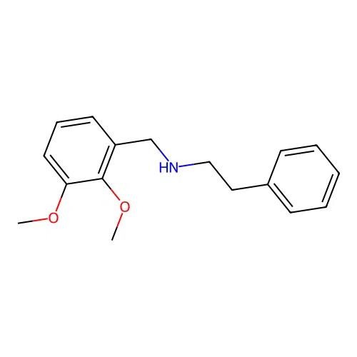 (2,3-Dimethoxy-benzyl)-phenethyl-amine structure
