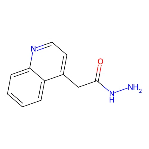 2-(4-Quinolyl)acetohydrazide structure