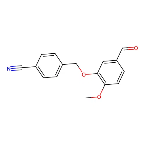 4-(5-Formyl-2-methoxyphenoxymethyl)benzonitrile structure