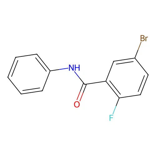 5-bromo-2-fluoro-N-phenylbenzamide structure