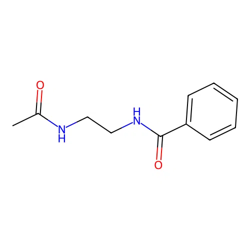 N-(2-acetamidoethyl)benzamide structure