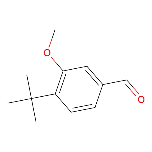 4-Tert-butyl-3-methoxybenzaldehyde structure