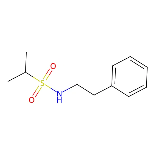 N-(2-phenylethyl)propane-2-sulfonamide structure