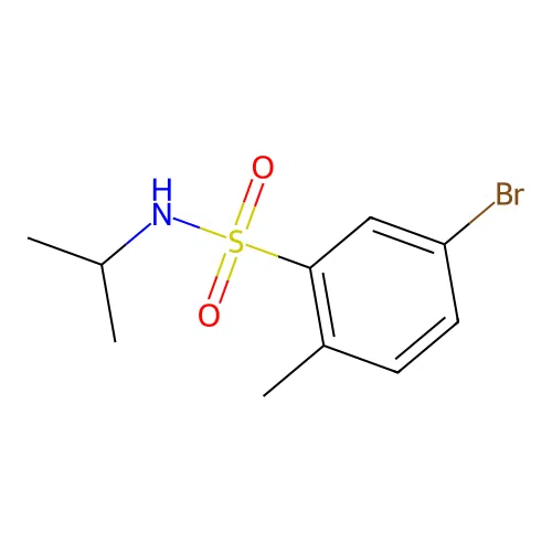 5-bromo-N-isopropyl-2-methylbenzenesulfonamide structure
