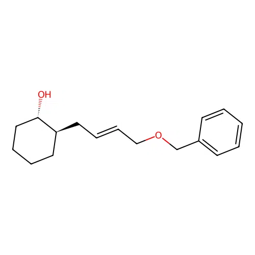 Cyclohexanol, 2-(4-(phenylmethoxy)-2-butenyl)-, (1alpha,2beta(E))- structure