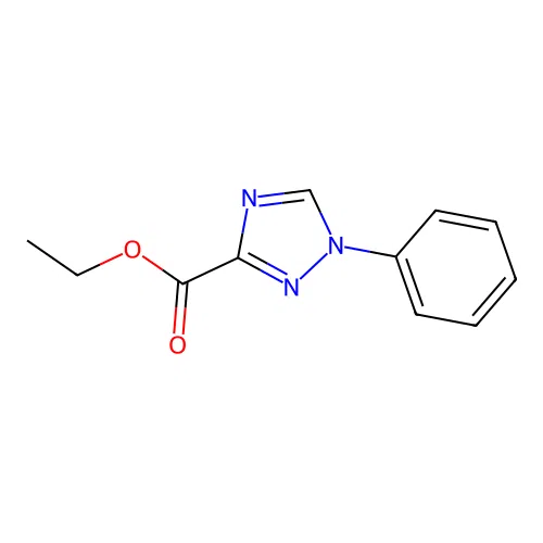 ethyl 1-phenyl-1H-1,2,4-triazole-3-carboxylate structure