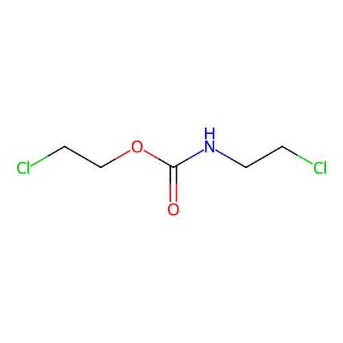 2-chloroethyl N-(2-chloroethyl)carbamate structure