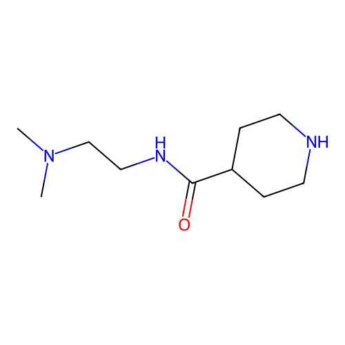 n-[2-(Dimethylamino)ethyl]piperidine-4-carboxamide structure