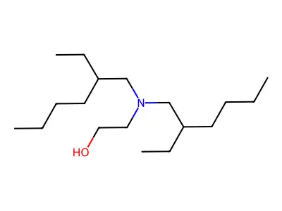 Ethanol, 2-(bis(2-ethylhexyl)amino)- structure