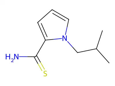 1H-Pyrrole-2-carbothioamide, 1-(2-methylpropyl)- structure