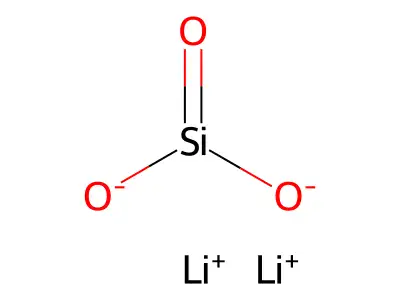 Lithium orthosilicate structure