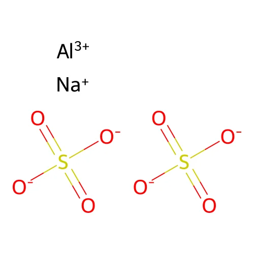 Aluminum sodium sulfate structure