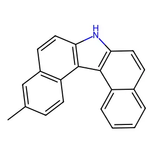7H-Dibenzo(c,g)carbazole, 3-methyl- structure