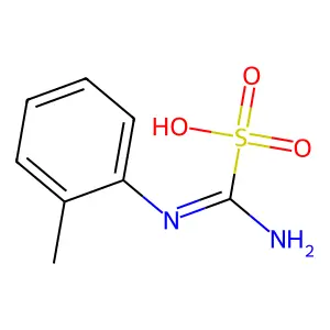 Methanesulfonic acid, imino((2-methylphenyl)amino)- structure