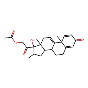 9,11-Dehydrodexamethasone acetate structure