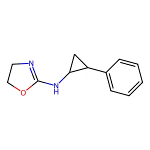 Cyclopropylamine, N-(2-oxazolin-2-yl)-2-phenyl- structure