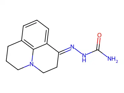 (1-Azatricyclo[7.3.1.05,13]trideca-5,7,9(13)-trien-4-ylideneamino)urea structure