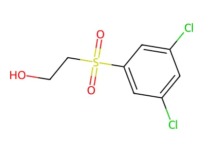 3,5-Dichlorophenylsulfonylethanol structure