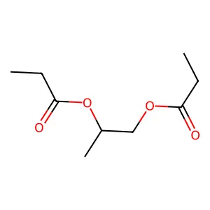 Propylene glycol dipropionate structure