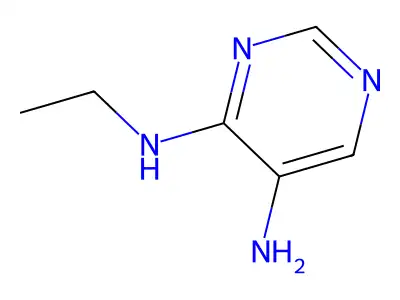N4-ethylpyrimidine-4,5-diamine structure