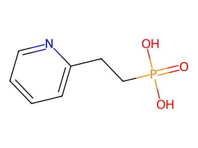 Phosphonic acid, [2-(2-pyridinyl)ethyl]- structure
