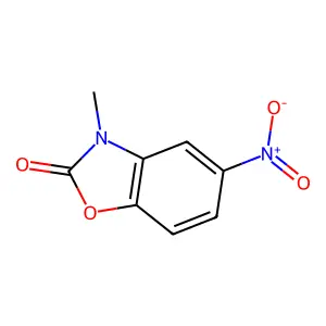 2(3H)-benzoxazolone, 3-methyl-5-nitro- structure