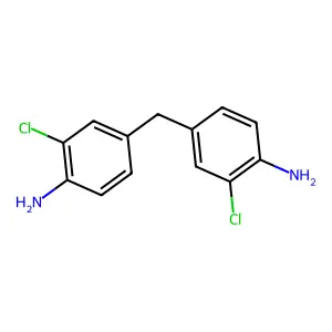 3,3'-Dichloro-4,4'-Diaminodiphenylmethane structure