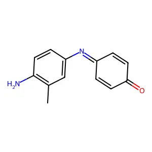 2,5-Cyclohexadien-1-one, 4-[(4-amino-3-methylphenyl)imino]- structure