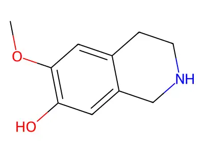 6-Methoxy-1,2,3,4-tetrahydroisoquinolin-7-ol structure