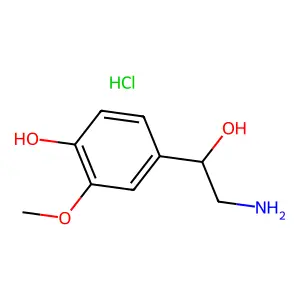 (+-)-Normetanephrine hydrochloride structure