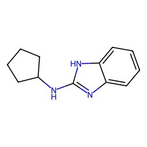 N-cyclopentyl-1H-benzimidazol-2-amine structure