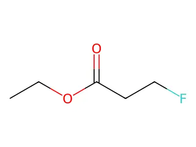Propionic acid, 3-fluoro-, ethyl ester structure