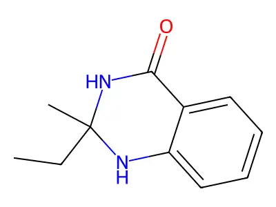 2-Ethyl-2-methyl-1,3-dihydroquinazolin-4-one structure