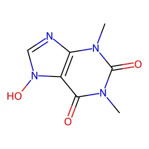 7-Hydroxytheophylline structure