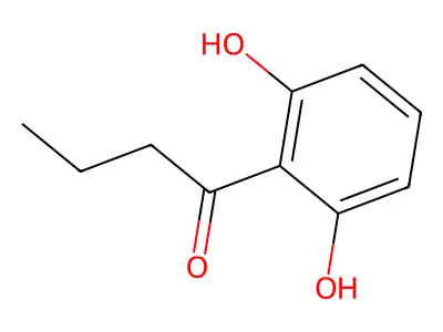1-(2,6-Dihydroxyphenyl)butan-1-one structure
