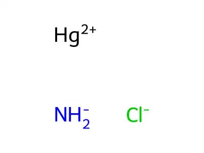 Mercury amide chloride (Hg(NH2)Cl) structure