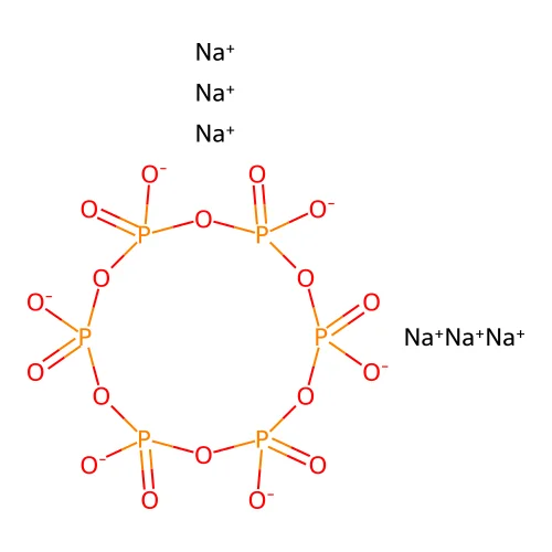 Hexasodium hexametaphosphate structure