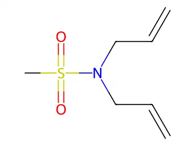 N,N-Di-2-propen-1-ylmethanesulfonamide structure