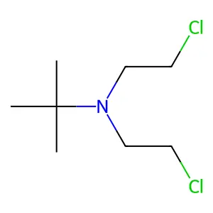 Triethylamine, 2',2''-dichloro-1,1-dimethyl- structure