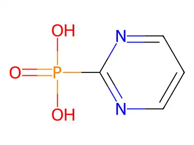 P-2-Pyrimidinylphosphonic acid structure