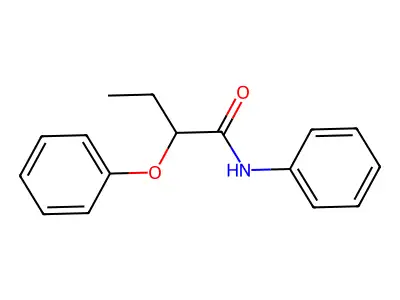 2-phenoxy-N-phenylbutanamide structure