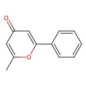 2-Methyl-6-phenyl-4H-pyran-4-one structure