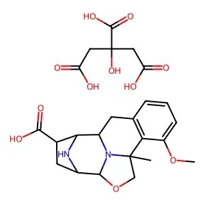 Quinocarmycin citrate structure