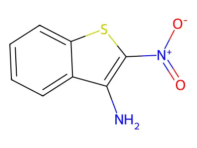 2-Nitro-1-benzothiophen-3-amine structure