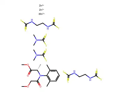 Metalaxyl-maneb-zineb-ziram mixture structure