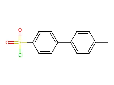 4'-Methyl-[1,1'-biphenyl]-4-sulphonyl chloride structure