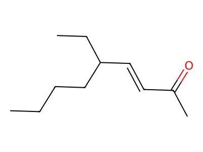 5-Ethylnon-3-en-2-one structure
