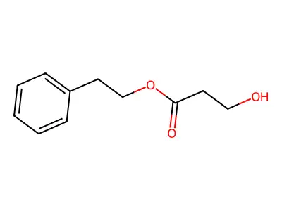 2-Phenylethyl 3-hydroxypropanoate structure