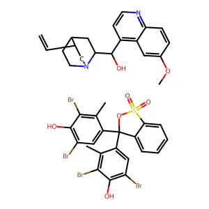 Bromocresol green, compd. with quinine structure