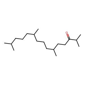 2,6,10,14-Tetramethylpentadecan-3-one structure